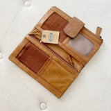 FOSSIL Leather Suede Wallet