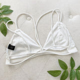 Pacsun Full Tilt Crochet Lace White Bralette Small