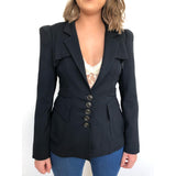 Nanette Lepore Navy Blazer Florentine Suit Jacket 6