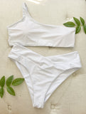 SHEIN white two-piece Bikini Set Large
