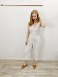 Gianni Bini Pinstripe Silk Jumper size 6