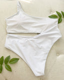 SHEIN white two-piece Bikini Set Large