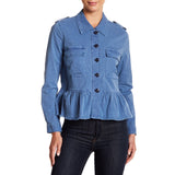 Lucky Brand Peplum Utility Jacket NWT Large