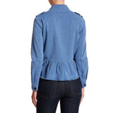 Lucky Brand Peplum Utility Jacket NWT Large