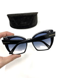 Tom Ford Sunglasses Samantha-02 Cat Eye 01W Black