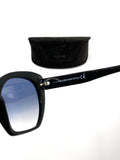 Tom Ford Sunglasses Samantha-02 Cat Eye 01W Black