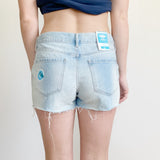Low Rise Patch Denim Jean Shorts NWT 2