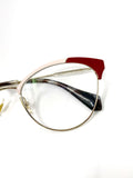 Miu Miu Gold Glasses VMU 50P