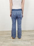 REWASH the Label Linen Navy Palazzo Pants Small