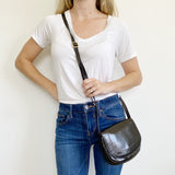 Hobo Little Black Leather Crossbody