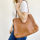 Kate Spade Leather Brown Beautiful shoulder Tote
