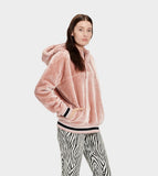 Ugg Kailani Sherpa Hoodie NWT Large Crystal Pink