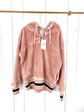 Ugg Kailani Sherpa Hoodie NWT Large Crystal Pink