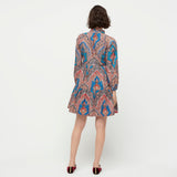J. Crew Poplin Ratti Cotton Paisley A-line Dress Medium