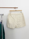 Boutique Linen Cream Shorts NWT XL