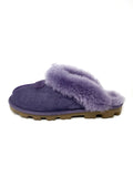 UGG Purple Coquette Suede Sheepskin Slipper 7