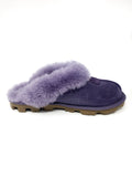 UGG Purple Coquette Suede Sheepskin Slipper 7