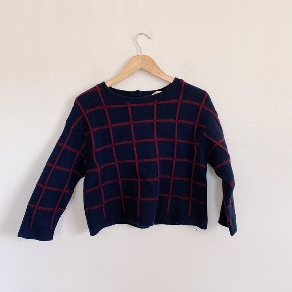 LOFT Wool Blend Crop Sweater Medium