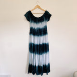 7 Island Boutique Tie Dye off the shoulder Maxi Dress Large