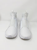 PUMA Fierce Satin Hightop Sneakers Pearl White 8