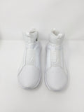 PUMA Fierce Satin Hightop Sneakers Pearl White 8
