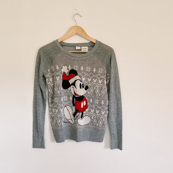 Disney Mickey Mouse Knit Sweater Small