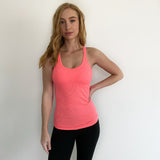 Lululemon Peach Tank Top with built in Bra Size 4