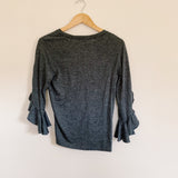 Banana Republic Cotton Ruffle Sleeve Blouse XS