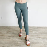 Zella Olive Green Balsam Leggings NWT Small