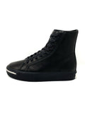 Alexander Wang Pia Sneakers Black Leather High Tops 38
