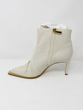 TIBI Leather Ivory Boots New 38