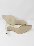 TIBI Leather Ivory Boots New 38