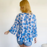 J. Crew Bell Sleeve Blouse Small