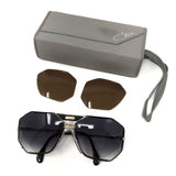 Cazal Aviator Sunglasses 905 Black Gold