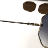 Cazal Aviator Sunglasses 905 Black Gold