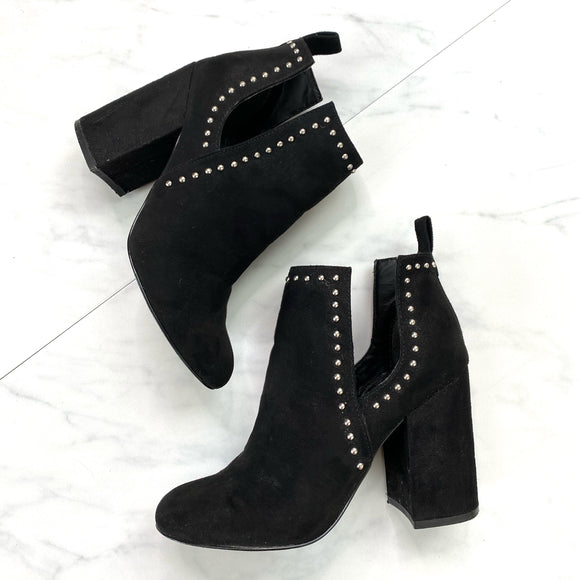 Steve Madden Suede Heeled Booties 5.5