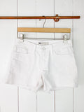 Levi's 501 White Denim Shorts 4/27