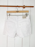 Levi's 501 White Denim Shorts 4/27