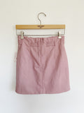 FREE PEOPLE Payton Paperbag Leather Mini Skirt NWT 8
