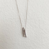 Diamond District 5 Diamond White Gold 20" Necklace