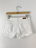 Abercrombie & Fitch White Denim Shorts 26 / 2