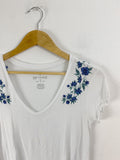 American Eagle Soft & Sexy Embroidered Tee XS