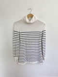 FRENCH CONNECTION Stripe Turtleneck Sweater S