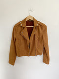 SHEIN faux suede Moto Jacket Small