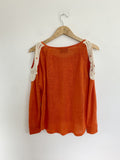 Judith March Embroider Open Shoulder Top Small