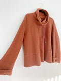 Lululemon Retreat Yourself Pullover in Heathered Rustic Clay