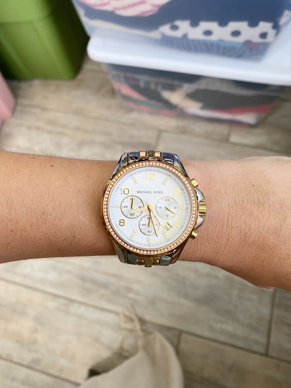 Michael Kors tri-colored Large Watch