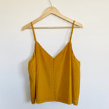 Madewell Silk Button Front Camisole NWT Size 20