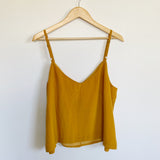 Madewell Silk Button Front Camisole NWT Size 20