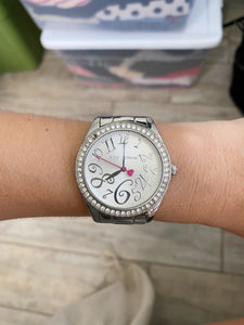 Betsey Johnson Silver Watch